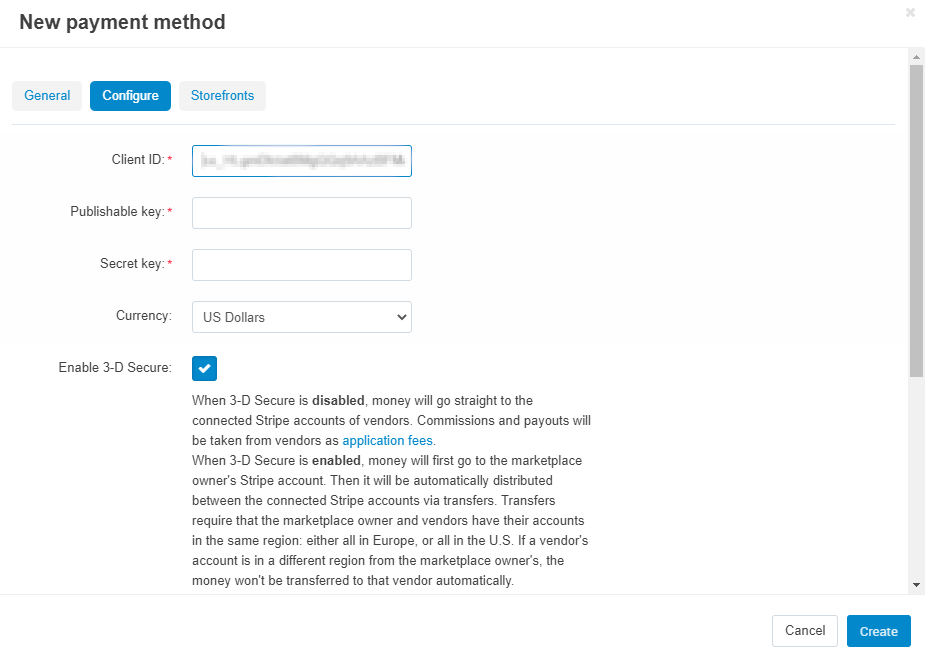 Stripe client ID σε Multi-Vendor.