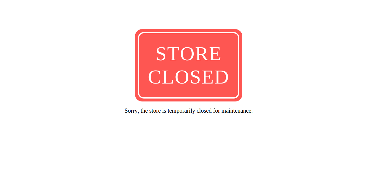 Κλειστό storefront
